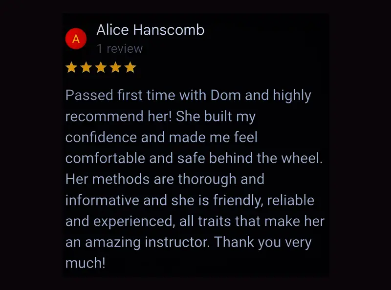 Reviews for in2Auto Driving School